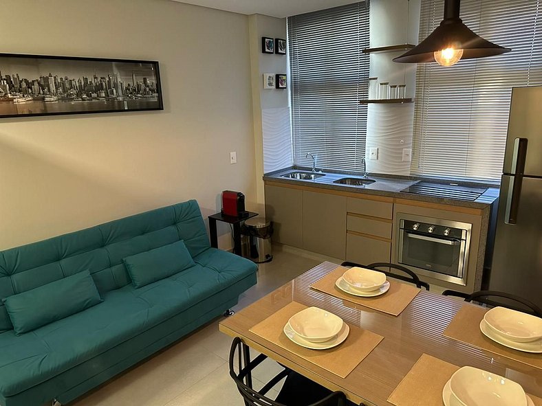 801 - Belissimo loft no centro em Bh